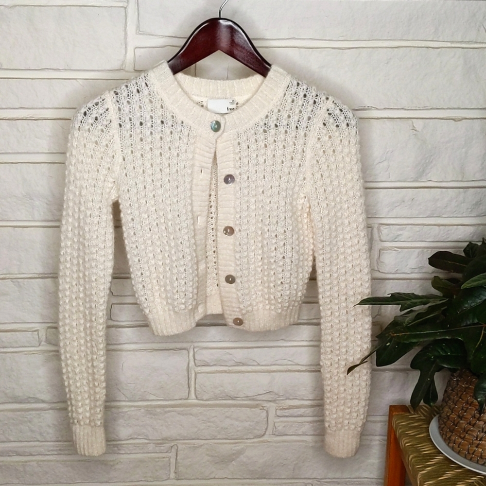 Aritzia (Wilfred) Alpaca Mohair blend cardigan